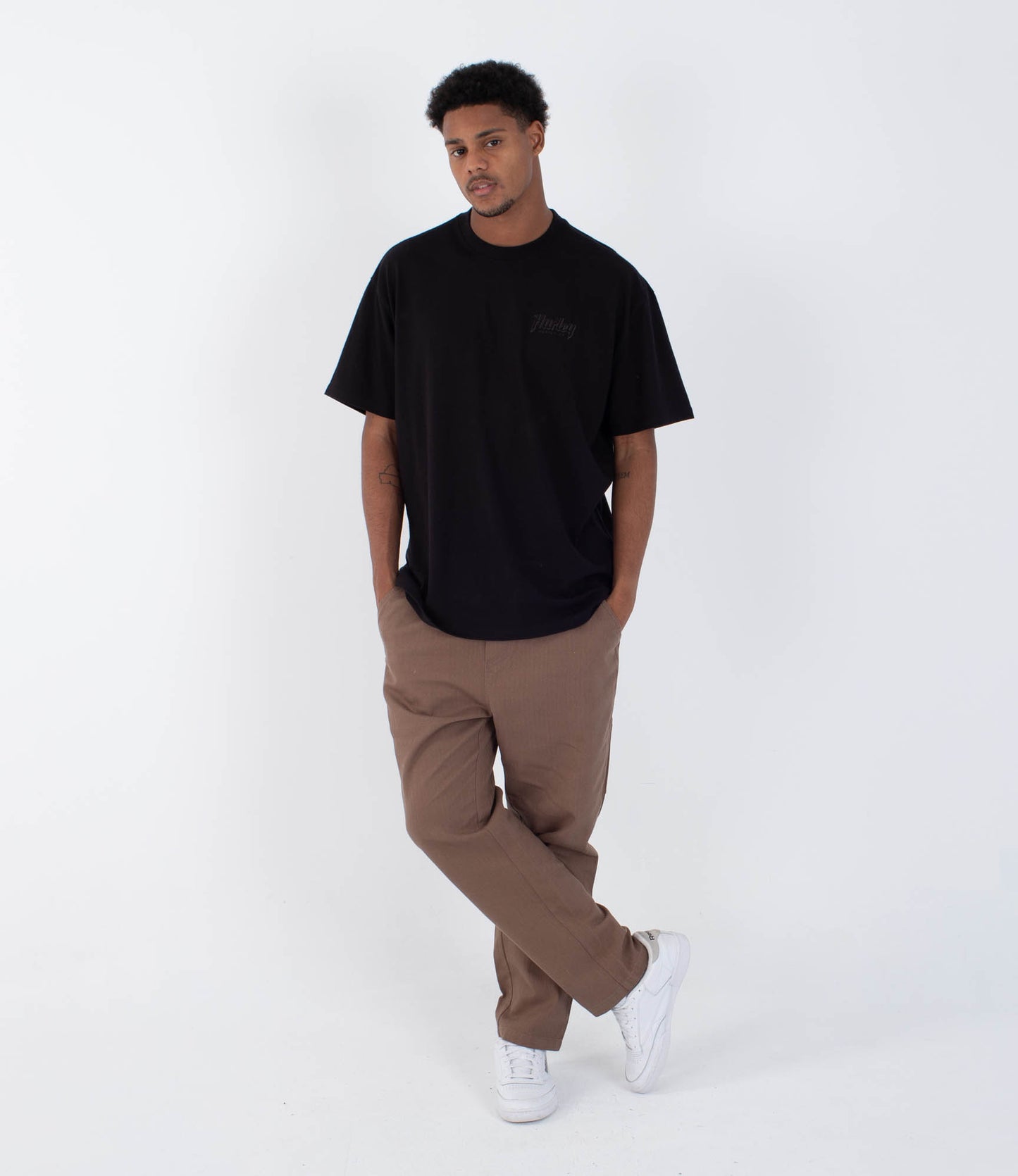 Lavender טי שירט קצרה לגברים Built HURLEY