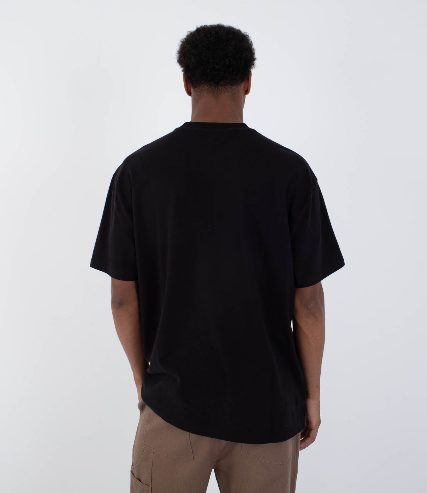 Light Gray טי שירט קצרה לגברים Built HURLEY