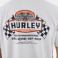 Light Gray טי שירט קצרה לגברים Built HURLEY