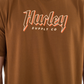 Saddle Brown טי שירט קצרה לגברים Built HURLEY