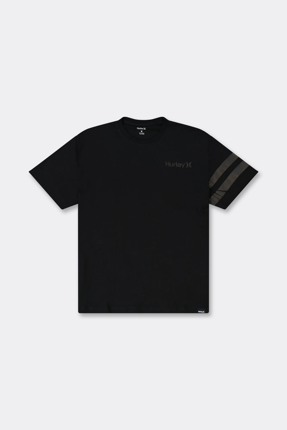 Black טי שירט קצרה לגברים Oceancare HURLEY