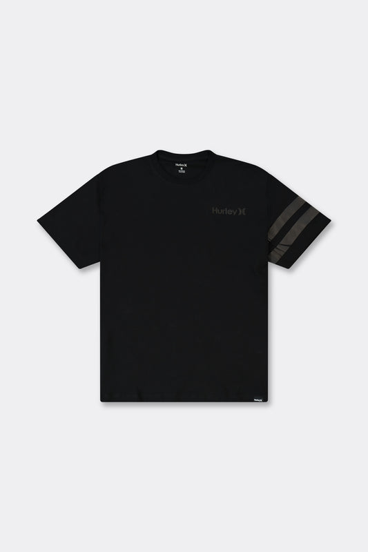 Black טי שירט קצרה לגברים Oceancare HURLEY