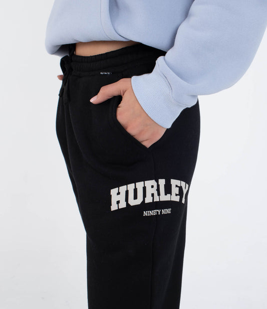 Black מכנסי טרנינג ארוכים לנשים Stadium HURLEY