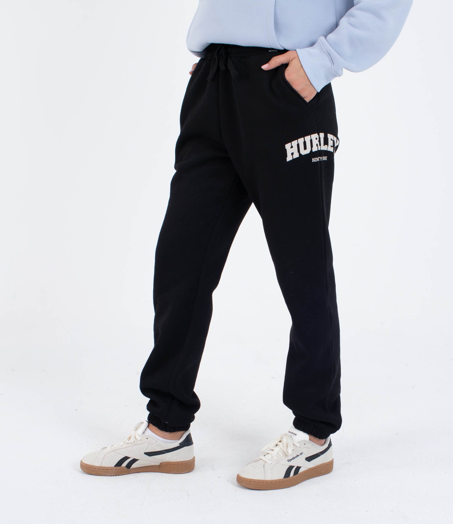 Black מכנסי טרנינג ארוכים לנשים Stadium HURLEY