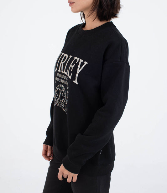 White Smoke סווטשירט לנשים Global HURLEY