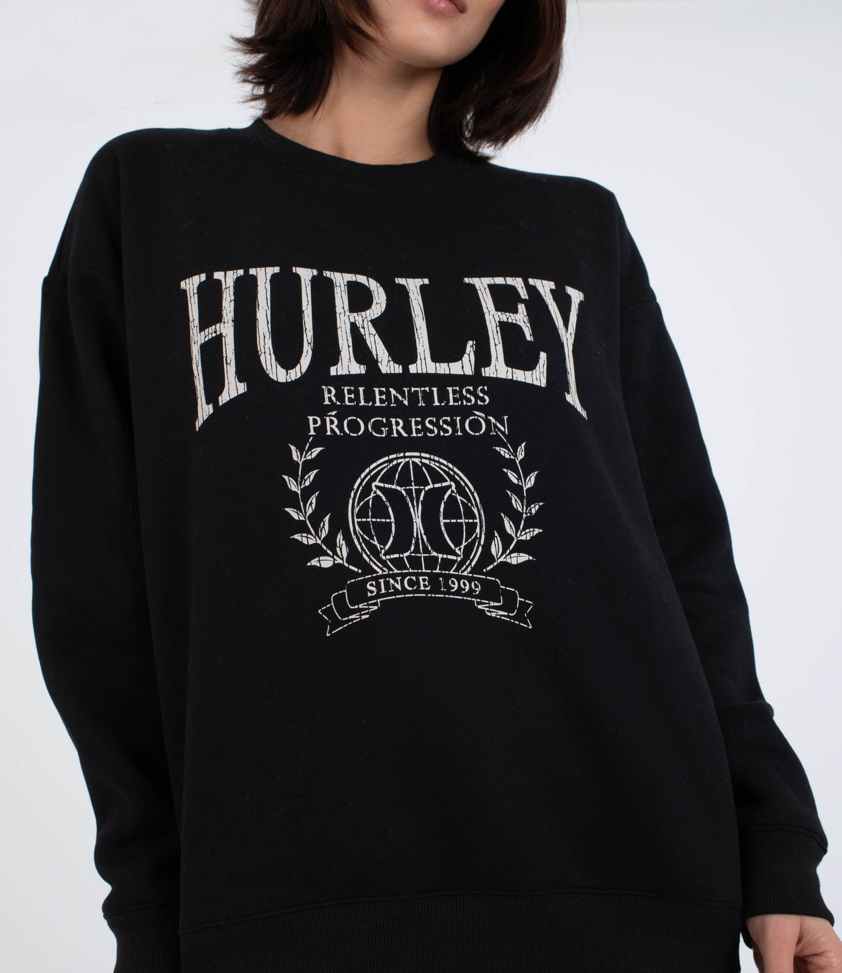 Black סווטשירט לנשים Global HURLEY