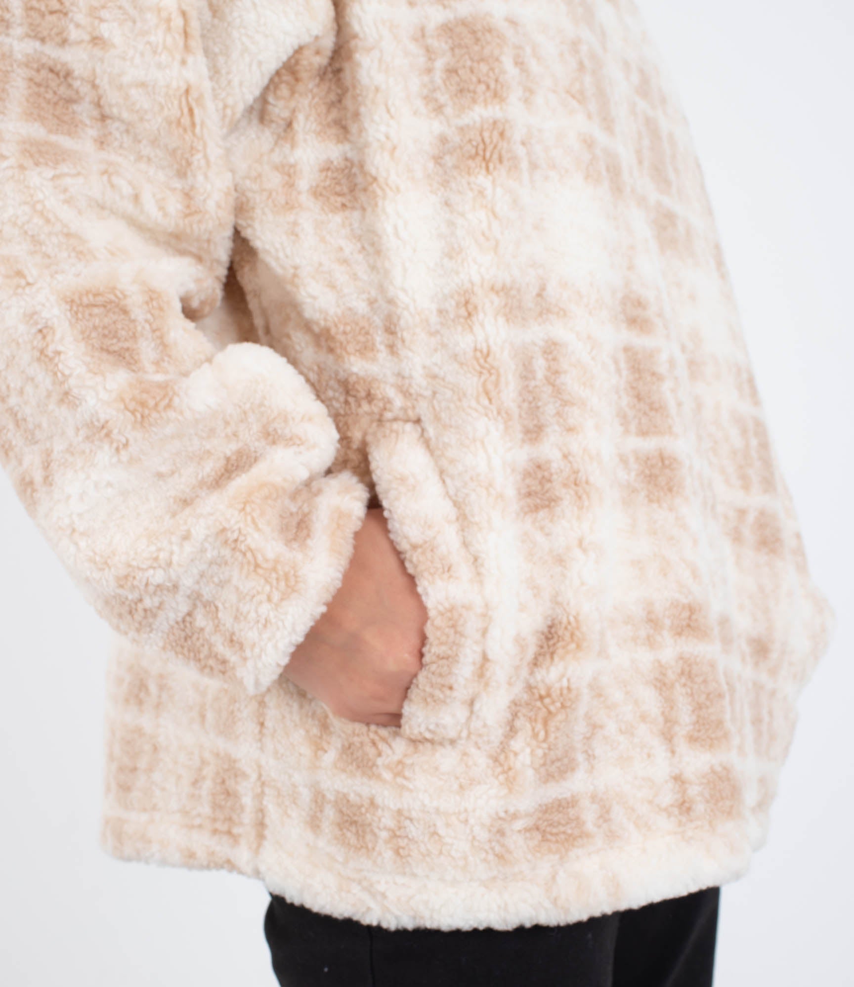 Light Gray סווטשירט פליז לנשים Laneway HURLEY