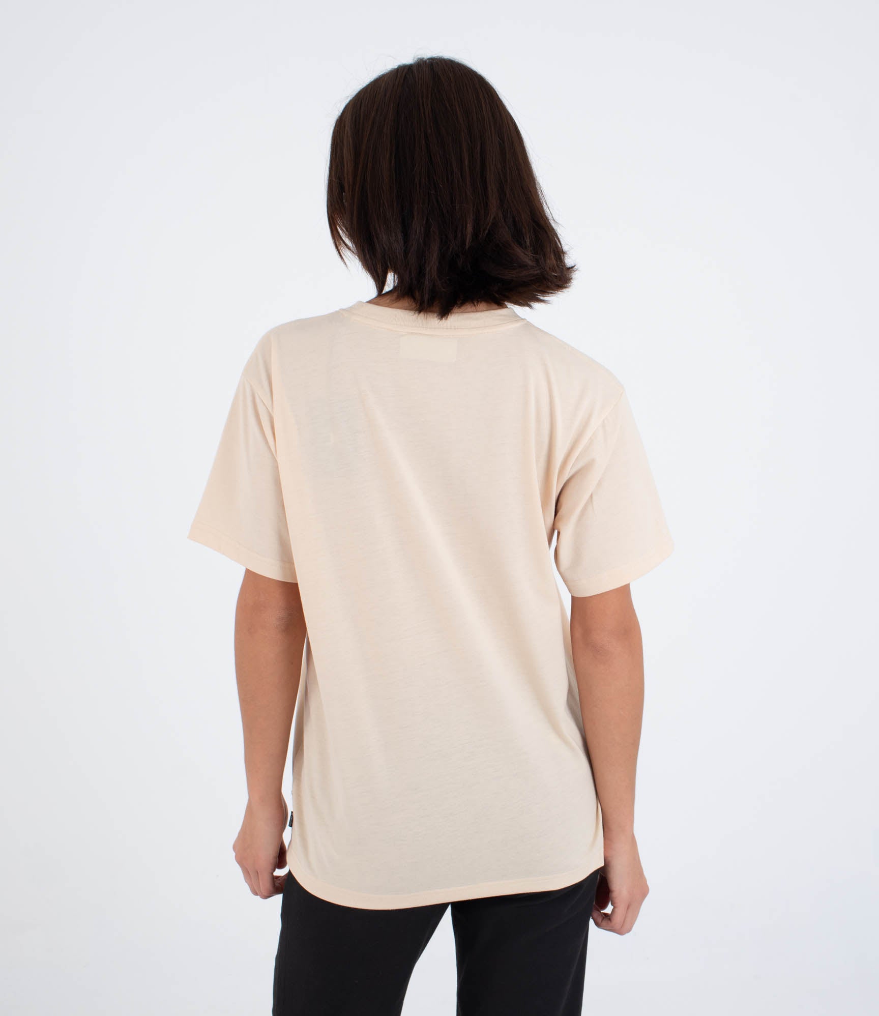 Lavender טי שירט קצרה לנשים Script HURLEY