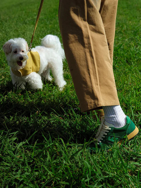 Dark Green סניקרס זמש לגברים Diego EAST PACIFIC TRADE