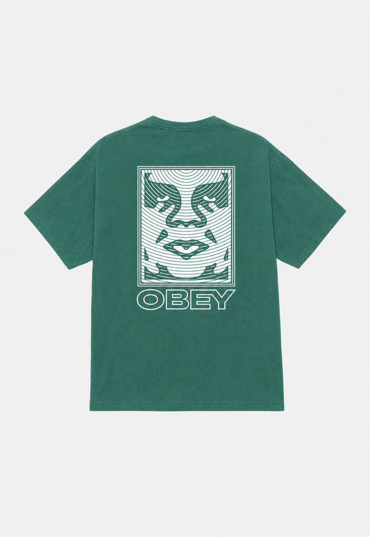 Lavender טי שירט קצרה לגברים Ripple OBEY