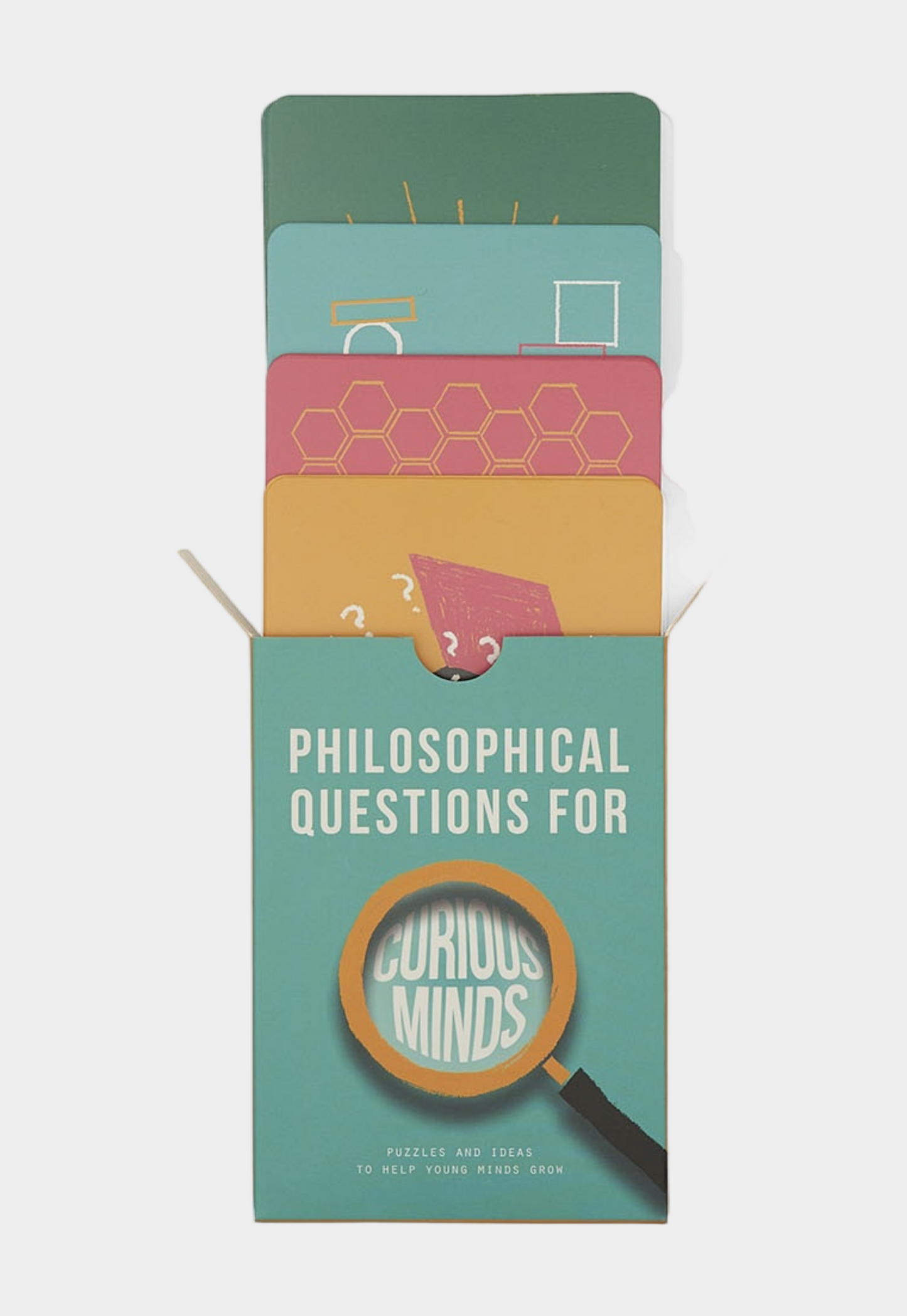 Slate Gray משחק קלפים לילדים Philosophical Questions THE SCHOOL OF LIFE