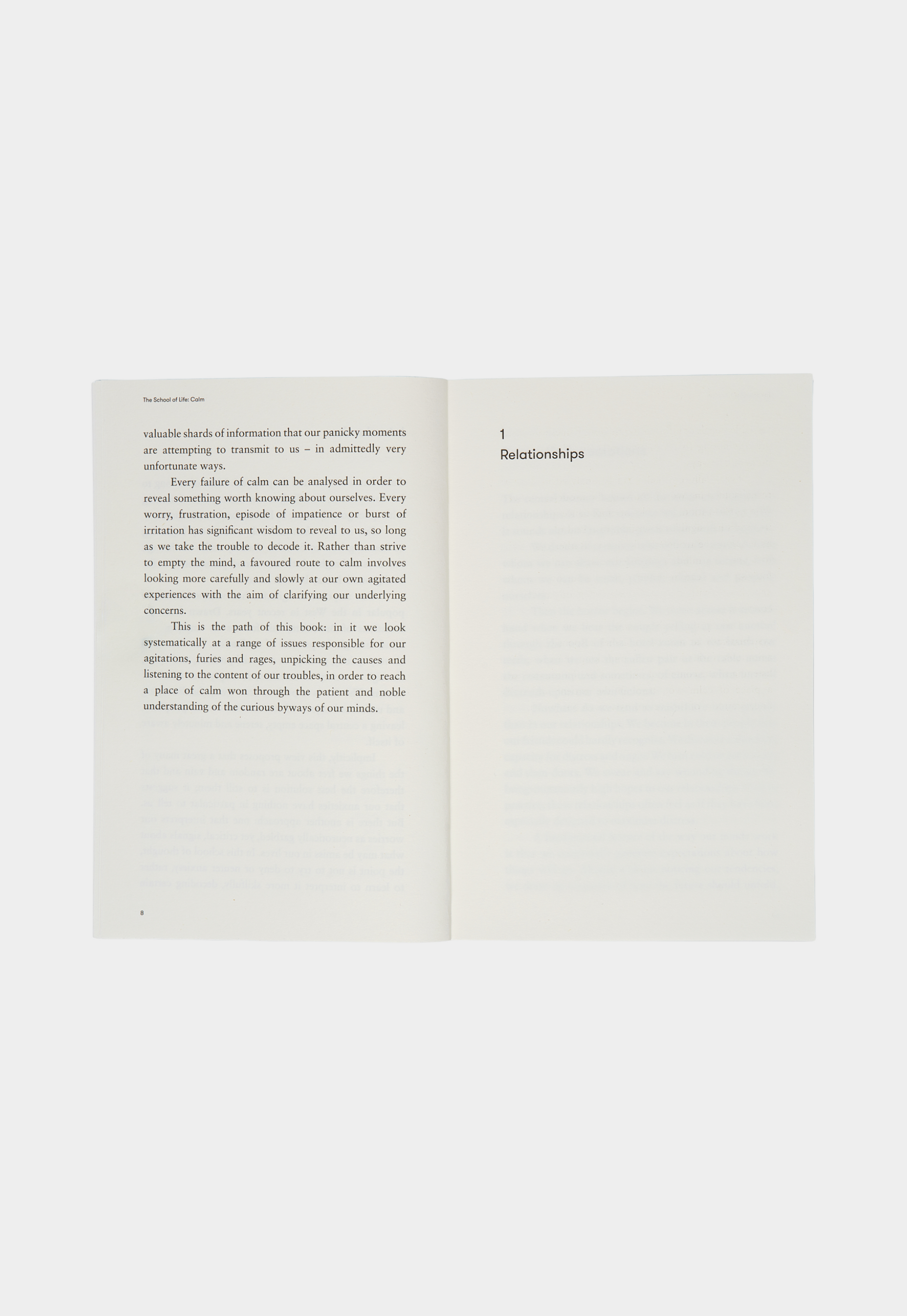 Lavender ספר Calm THE SCHOOL OF LIFE