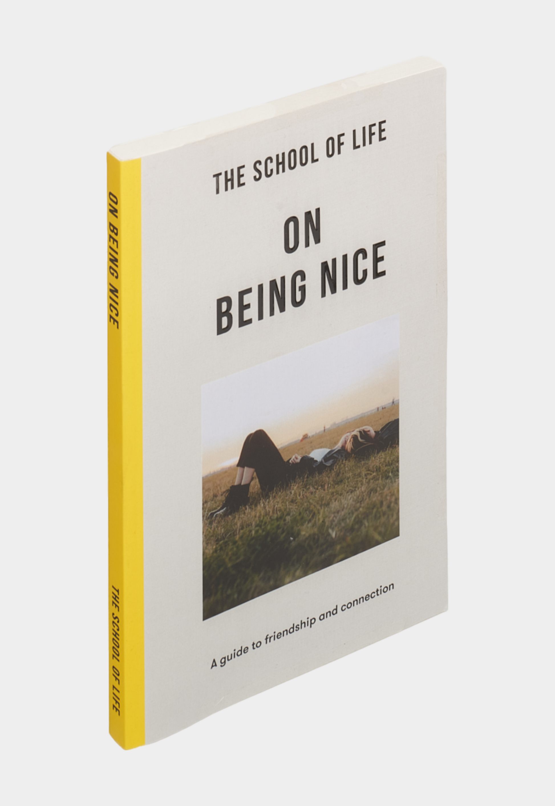 Antique White ספר On Being Nice THE SCHOOL OF LIFE