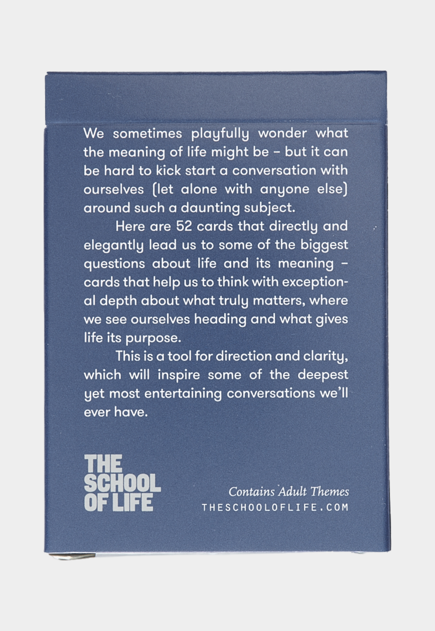 Lavender משחק קלפים The Meaning of life THE SCHOOL OF LIFE