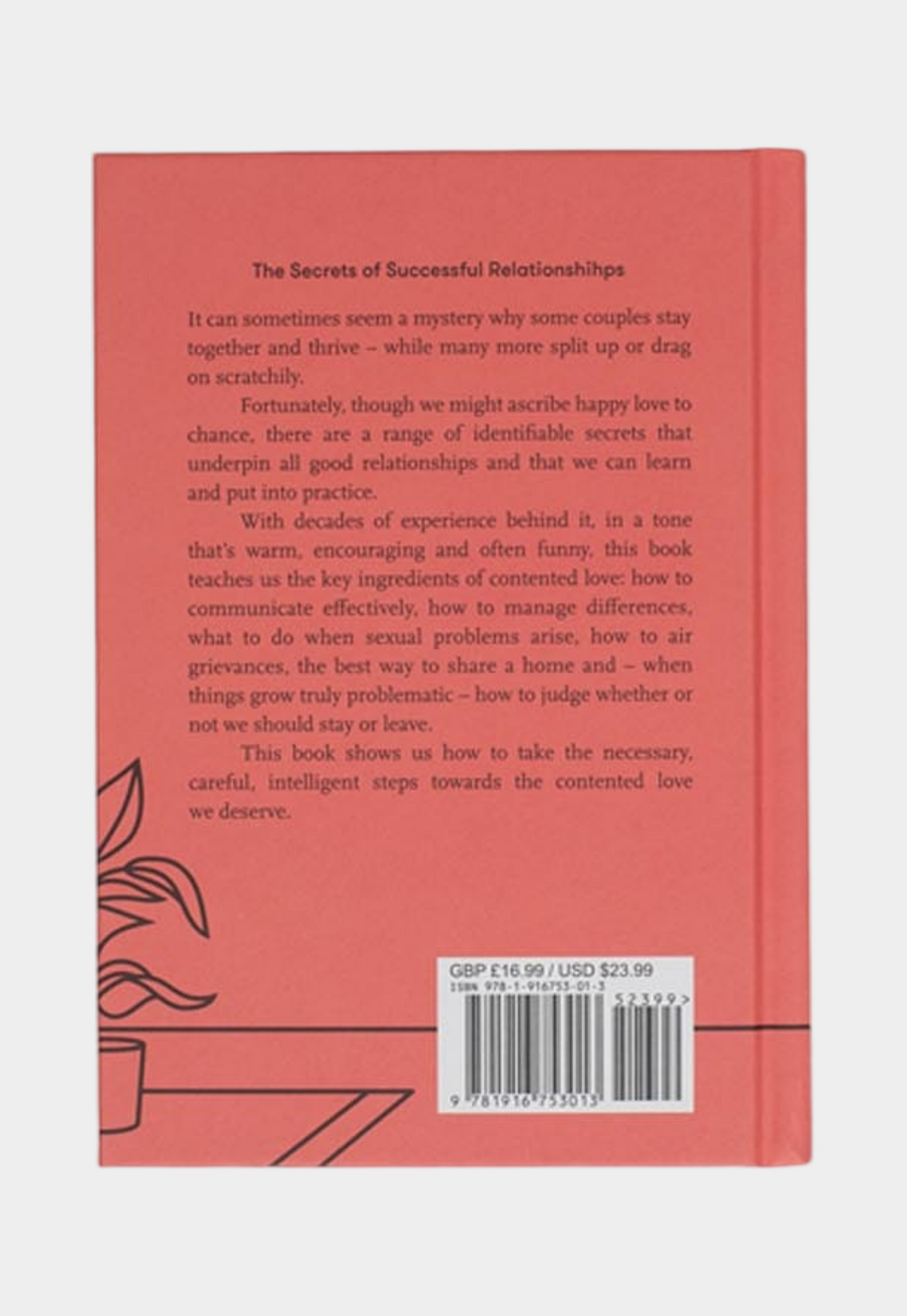 Light Coral ספר The Secrets Of Successful Relationships THE SCHOOL OF LIFE