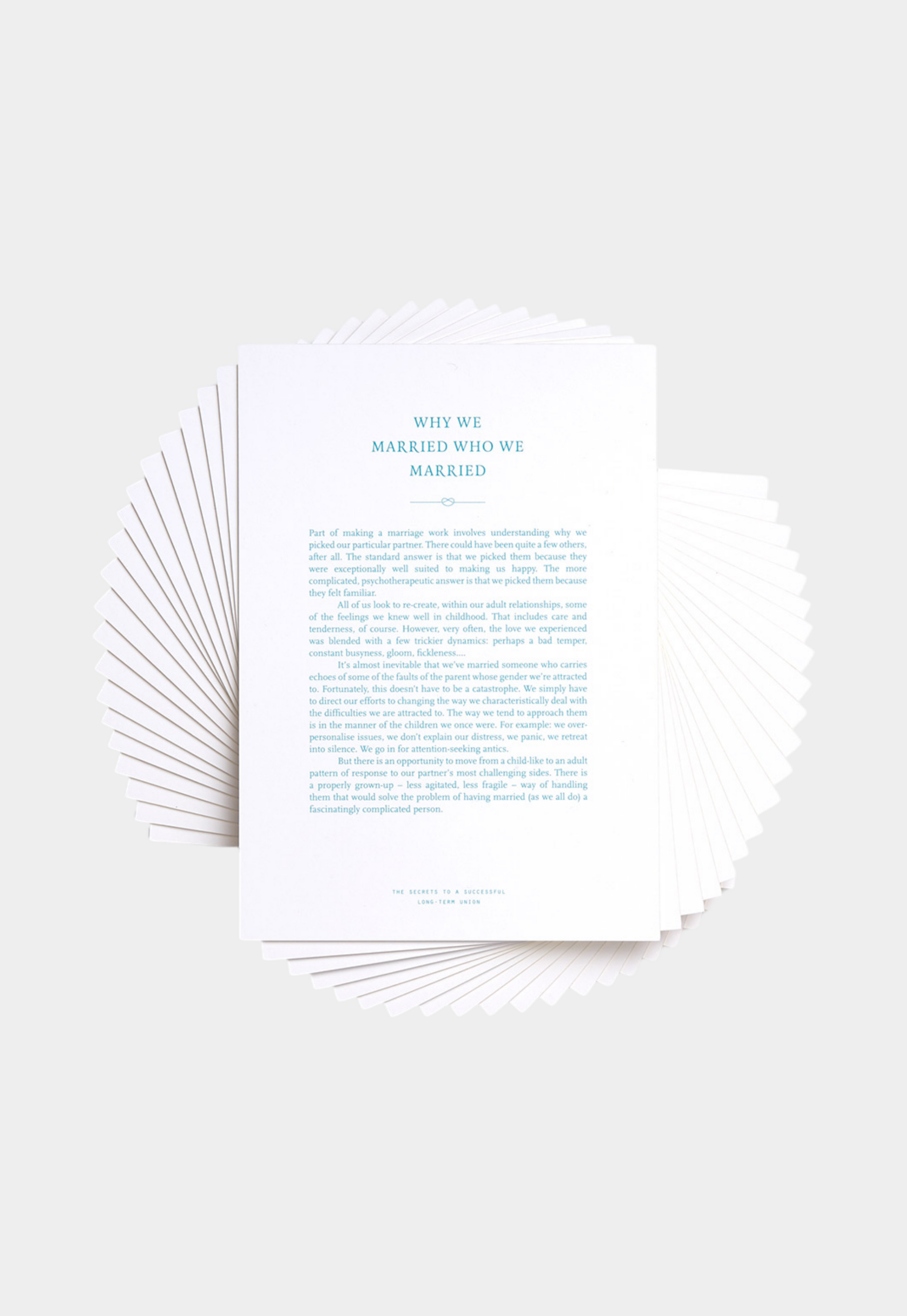 White Smoke משחק קלפים The Marrige Box THE SCHOOL OF LIFE