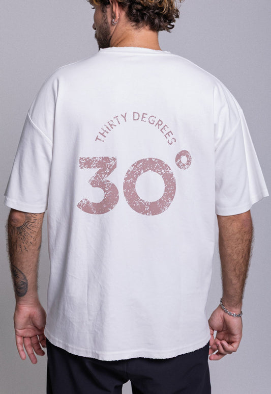 Light Gray טי שירט לגברים Basketball Graphic THIRTY DEGREES