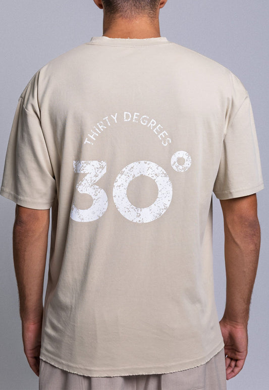 Gray טי שירט לגברים Basketball Graphic THIRTY DEGREES