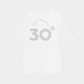 White Smoke טי שירט קצרה לגברים / נשים Basketball THIRTY DEGREES