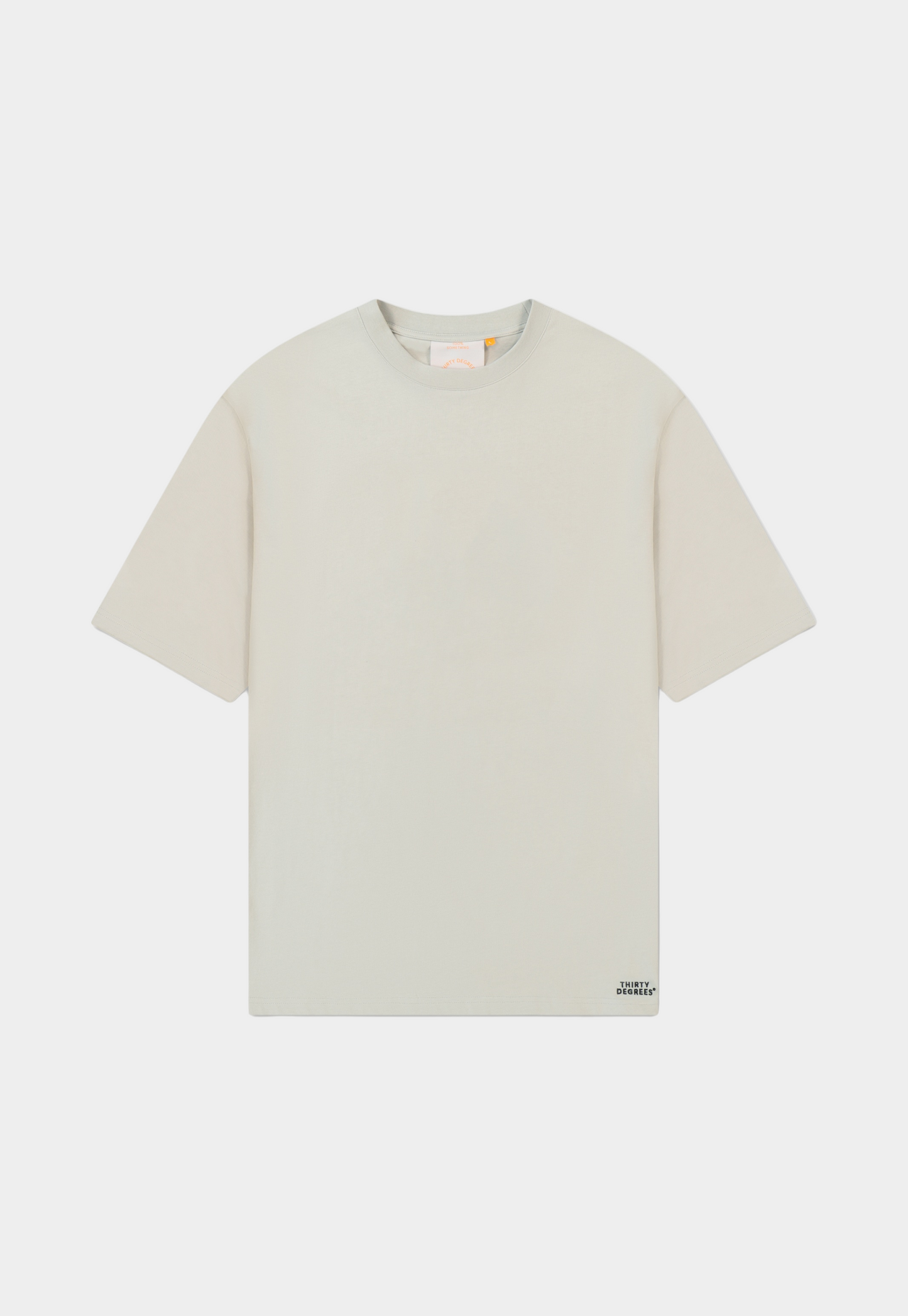 Beige טי שירט קצרה לגברים / נשים Blank THIRTY DEGREES