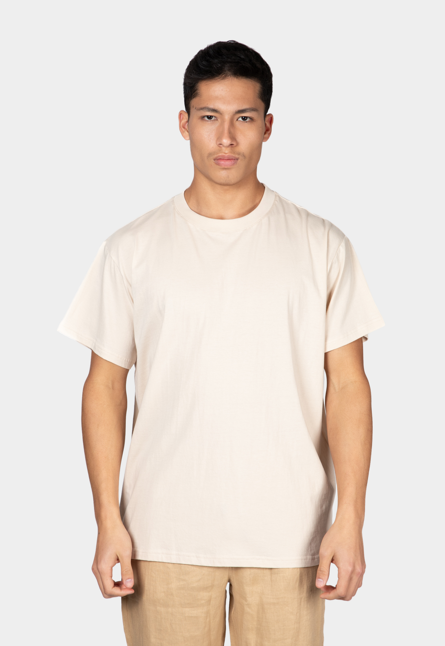 Antique White טי שירט קצרה לגברים / נשים Blank THIRTY DEGREES