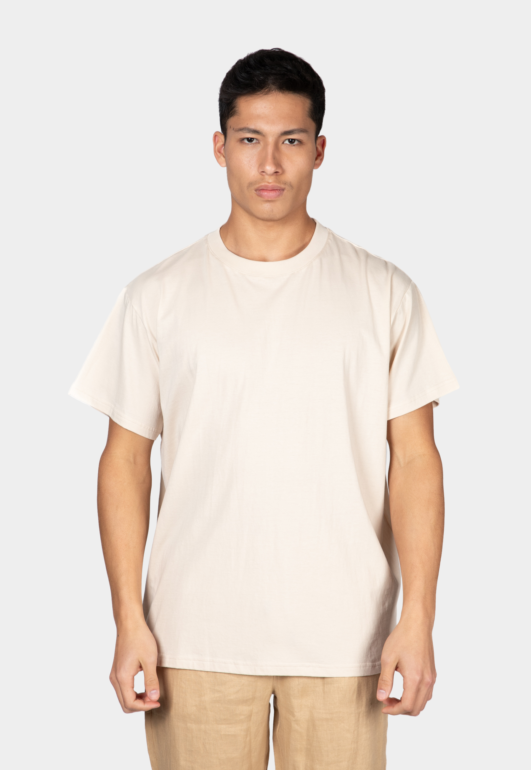 Antique White טי שירט קצרה לגברים / נשים Blank THIRTY DEGREES