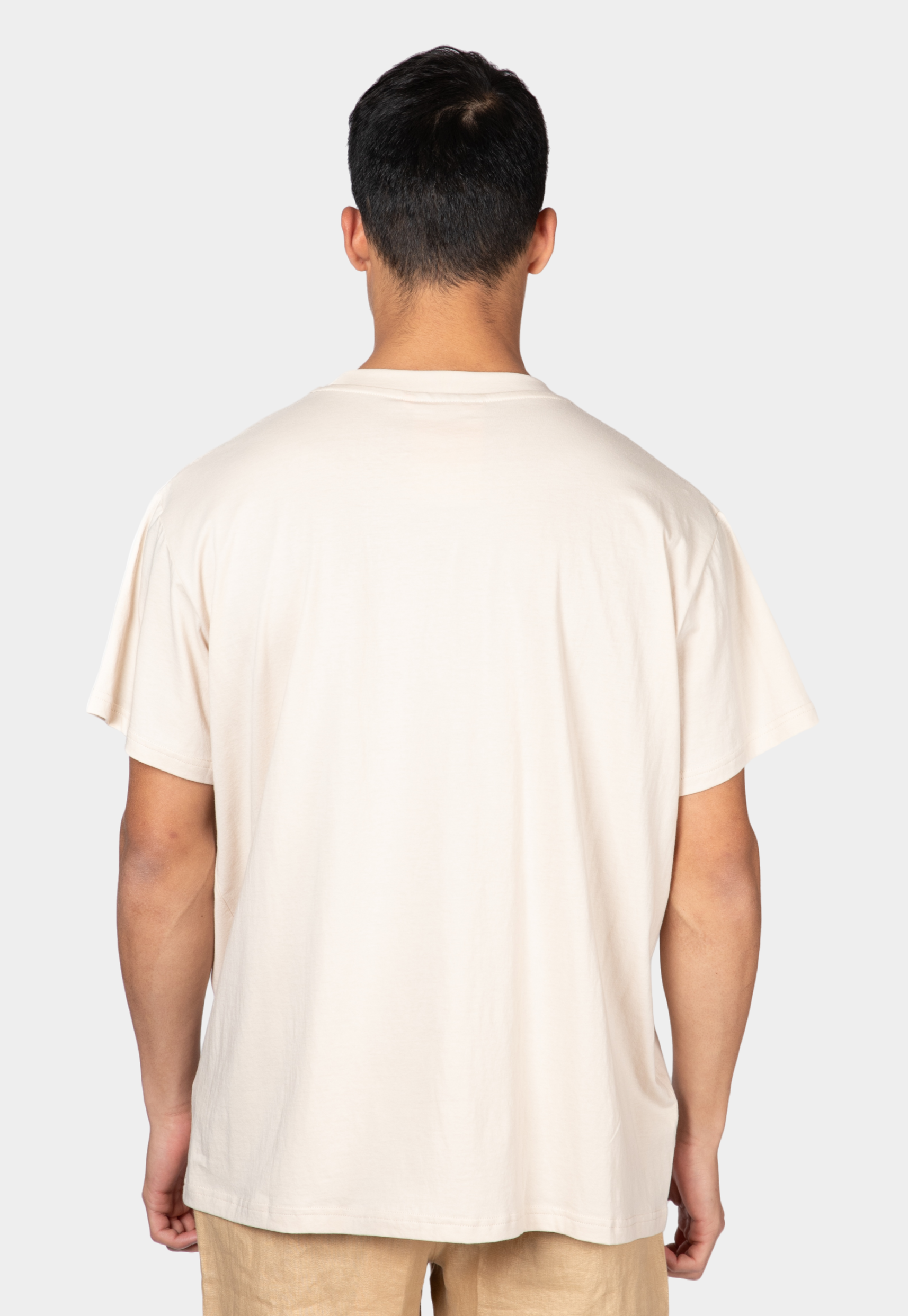 Antique White טי שירט קצרה לגברים / נשים Blank THIRTY DEGREES