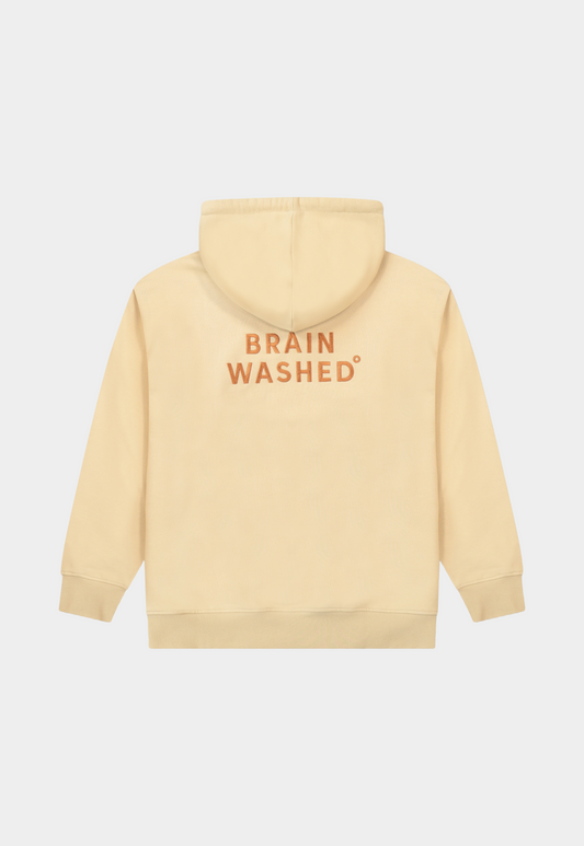 Antique White קפוצ'ון לגברים / נשים Brain Washed THIRTY DEGREES