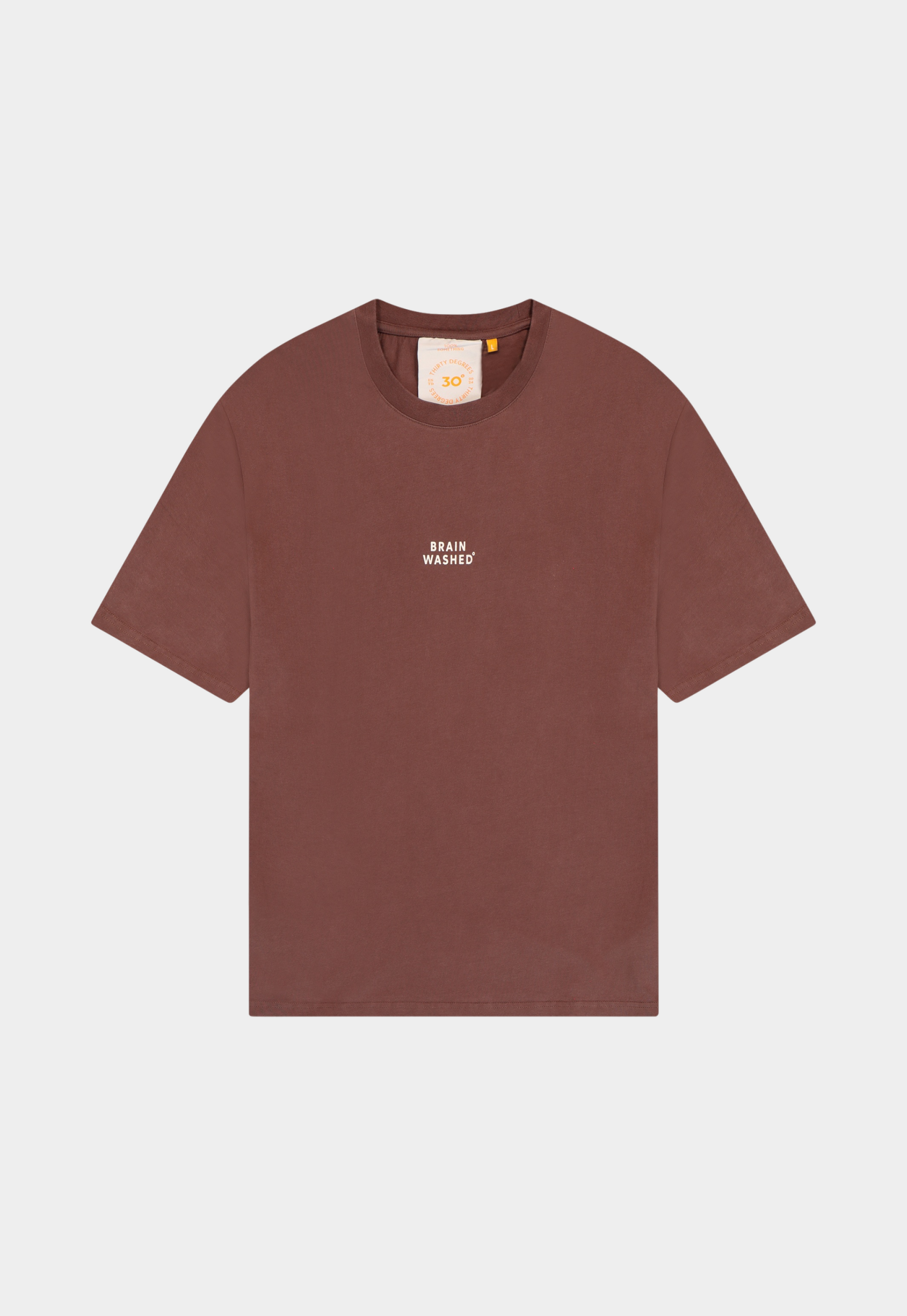 Lavender טי שירט קצרה לגברים / נשים Brain Washed THIRTY DEGREES