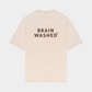 Beige טי שירט קצרה לגברים / נשים Brain Washed THIRTY DEGREES