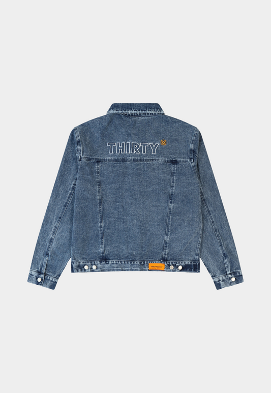 Dim Gray ג'קט ג'ינס לגברים / נשים Thirty THIRTY DEGREES