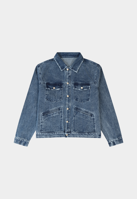 Dim Gray ג'קט ג'ינס לגברים / נשים Thirty THIRTY DEGREES