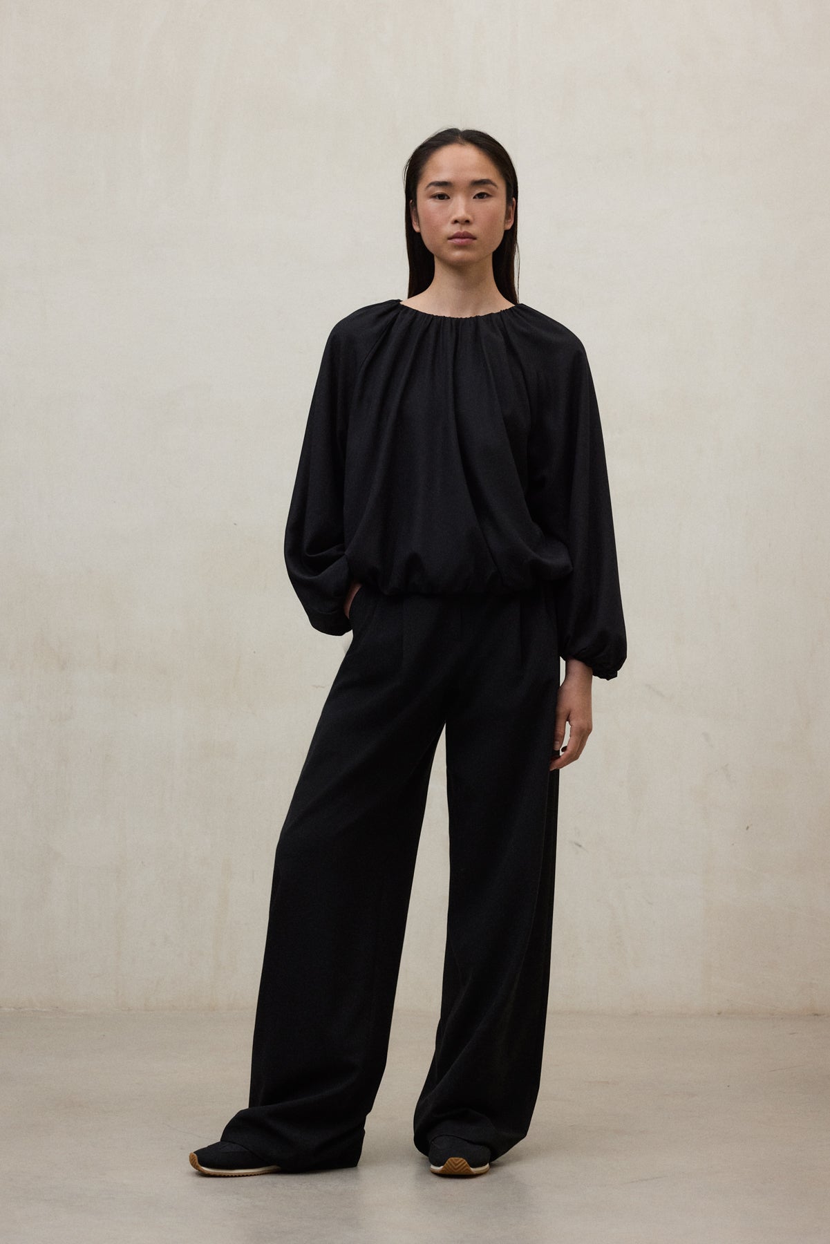 Gray חולצה רפויה ארוכה לנשים Amalia ECOALF