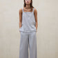 Gray גופיה פסים לנשים Aria ECOALF