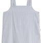Light Gray גופיה פסים לנשים Aria ECOALF