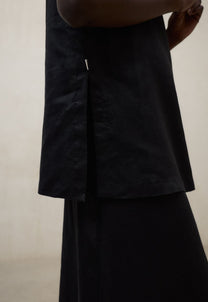 Black חצאית מקסי לנשים Beth ECOALF
