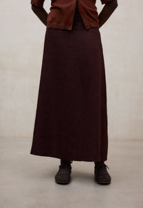 Black חצאית מקסי לנשים Beth ECOALF