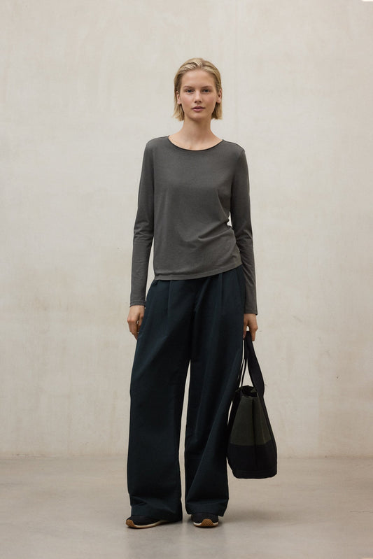 Gray טי שירט ארוכה לנשים Cale ECOALF