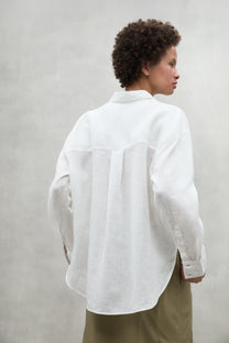 Light Gray חולצה מכופתרת ארוכה לנשים Daria ECOALF