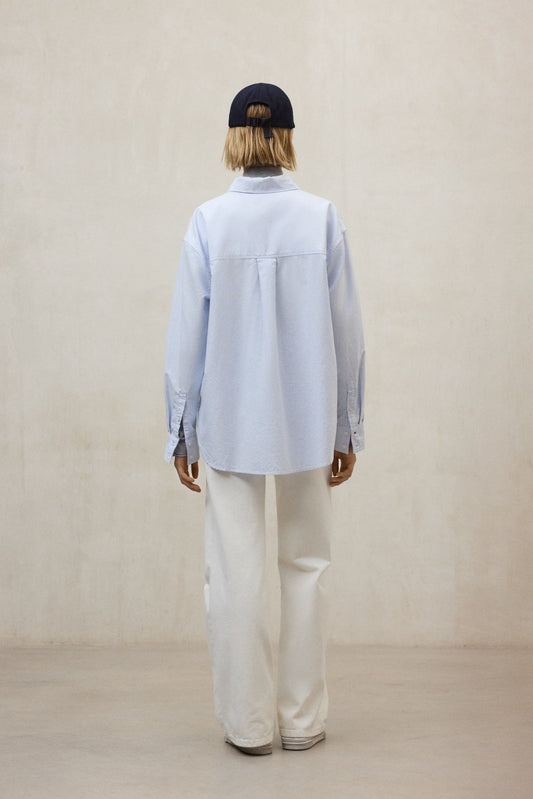 Gray חולצה מכופתרת ארוכה לנשים Elena ECOALF