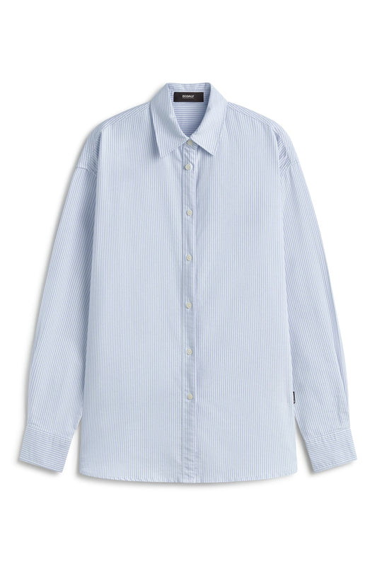 Light Gray חולצה מכופתרת ארוכה לנשים Elena ECOALF