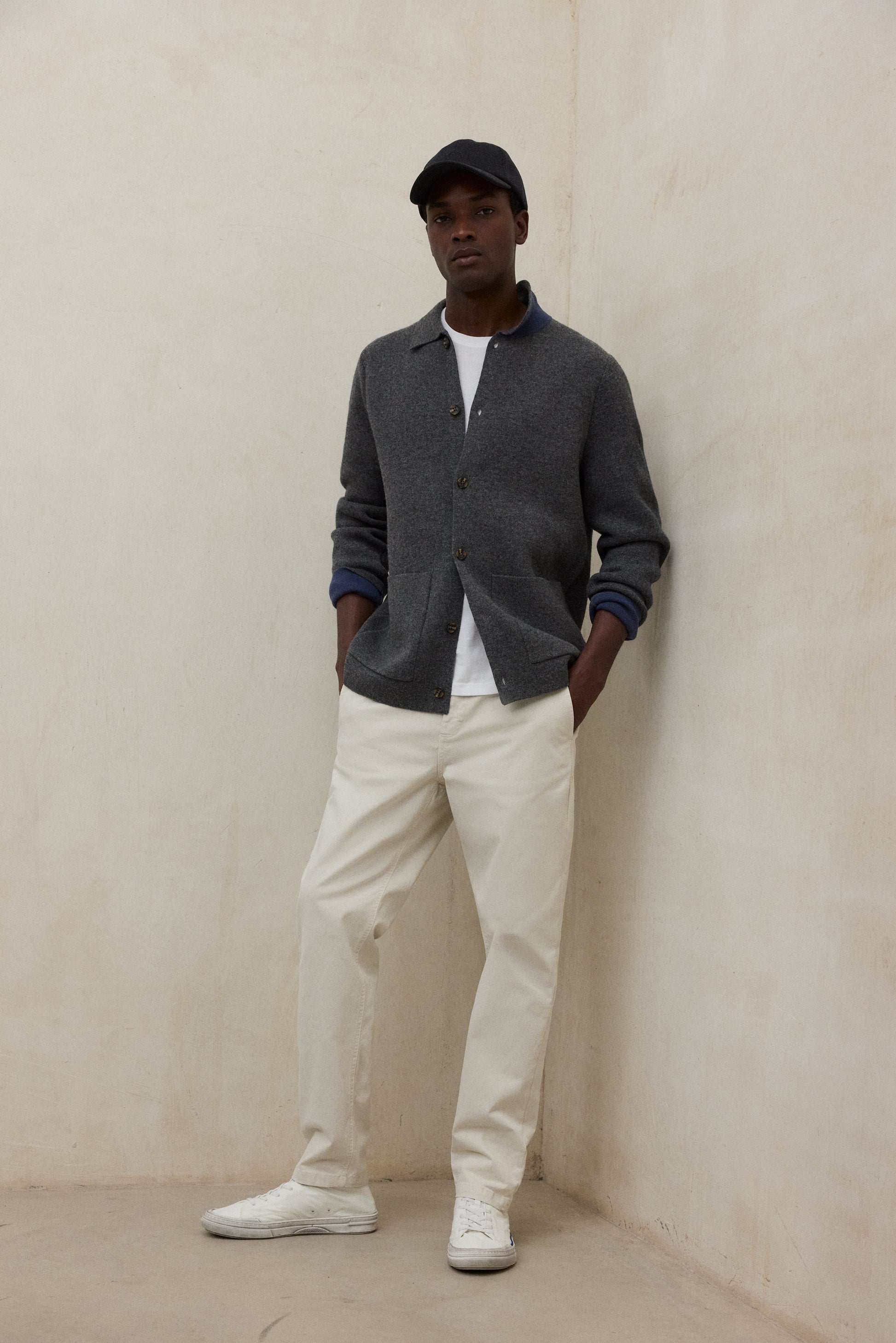 Dark Gray קרדיגן לגברים Moroto ECOALF