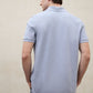 Light Gray חולצת פולו קצרה לגברים Tedan Polo ECOALF