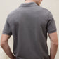 Light Gray חולצת פולו קצרה לגברים Tedan Polo ECOALF
