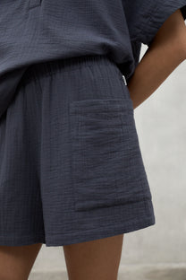Dark Slate Gray מכנסיים קצרים לנשים Yera ECOALF