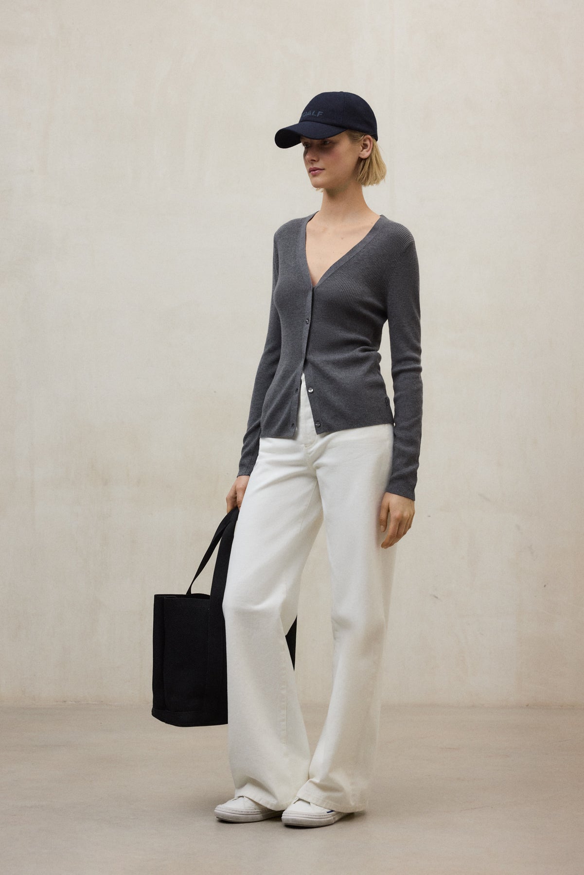 Gray קרדיגן לנשים Yvi ECOALF