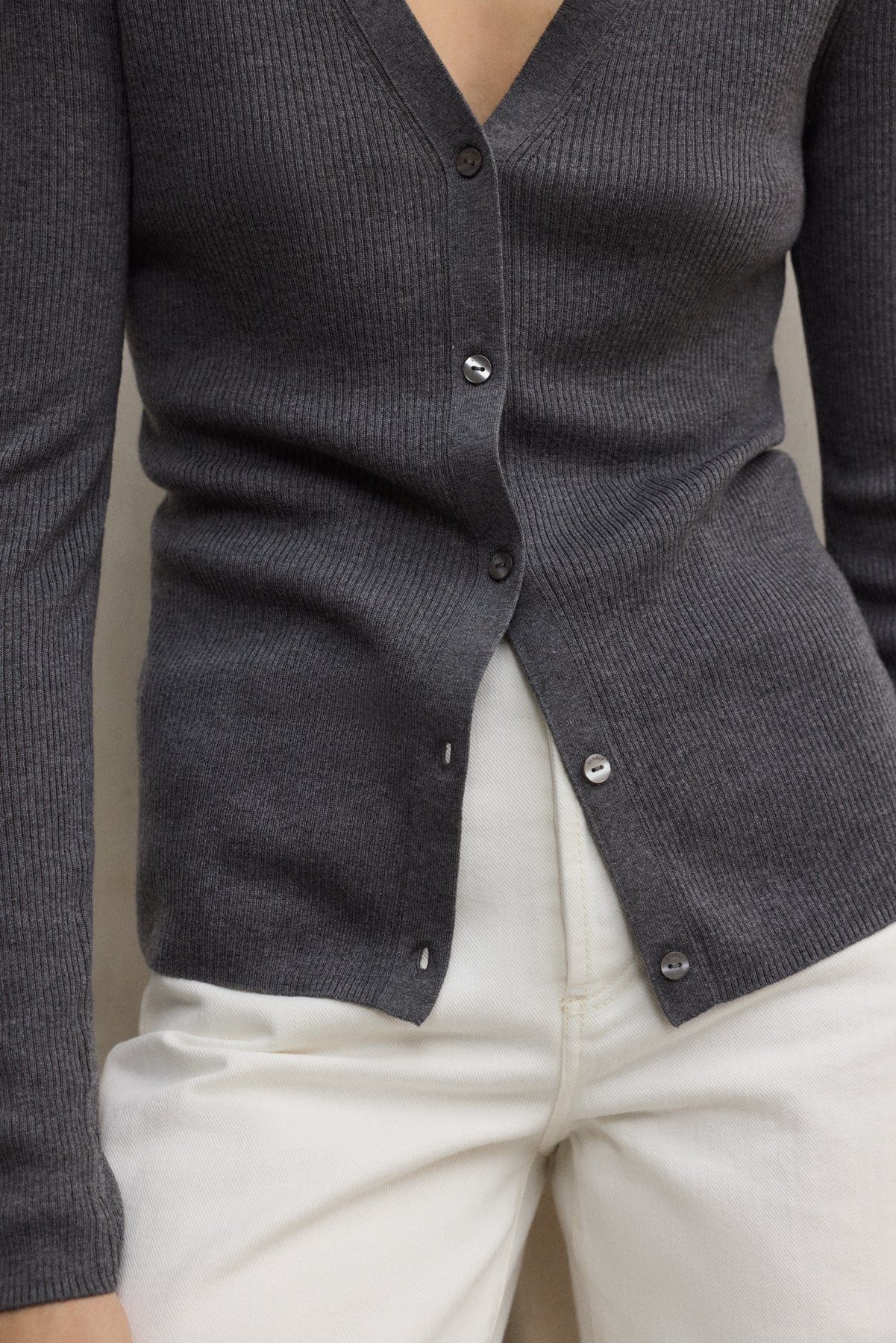 Dark Slate Gray קרדיגן לנשים Yvi ECOALF