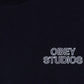 Black סווטשירט לגברים Studios Faded OBEY