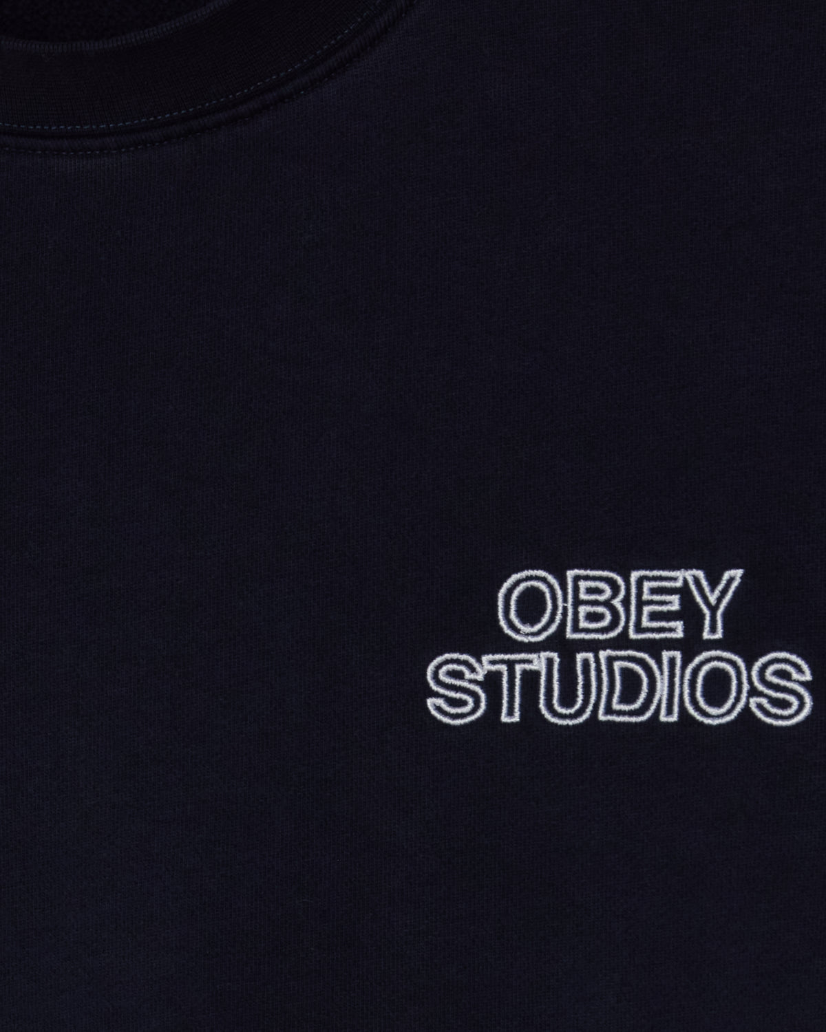 Black סווטשירט לגברים Studios Faded OBEY
