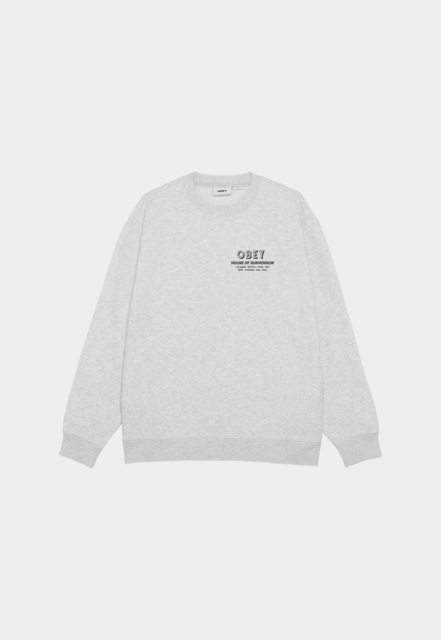 Lavender סווטשירט לגברים House of Subversion OBEY